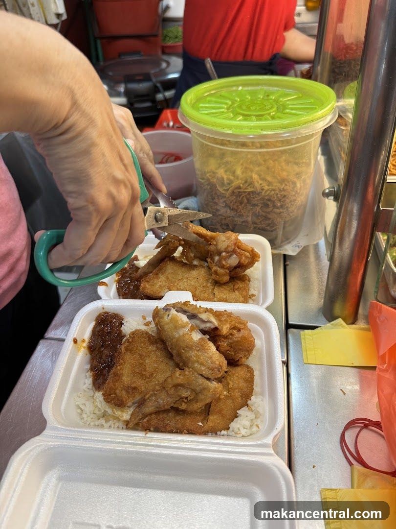 Fried Chicken and Rice