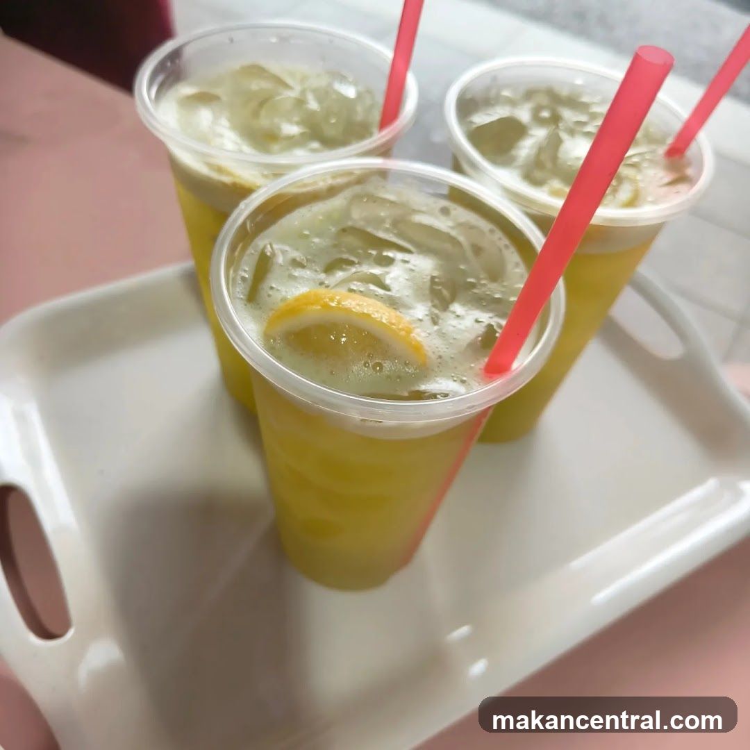 Three Lemonade Drinks