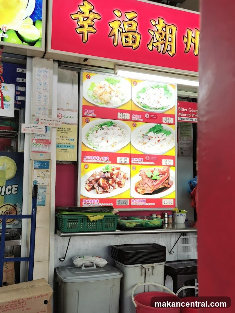 Food Stall Menu