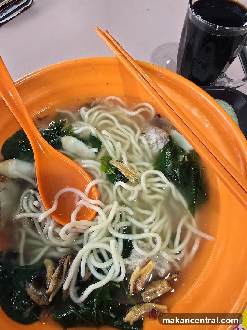 Noodle Soup with Drink