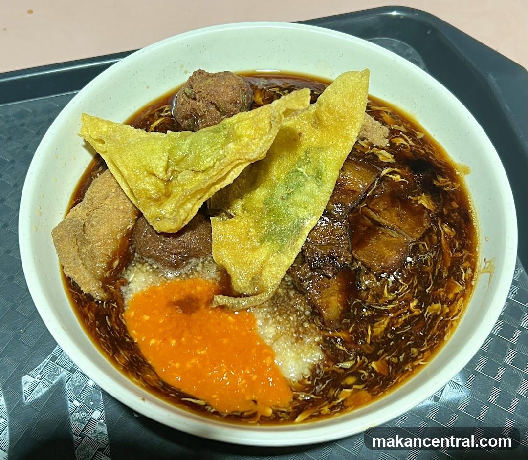 Bowl of Noodles with Toppings