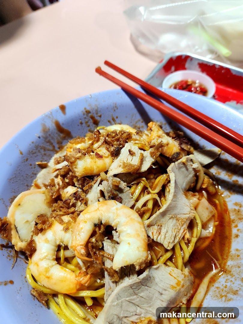 Noodles with Shrimp and Pork