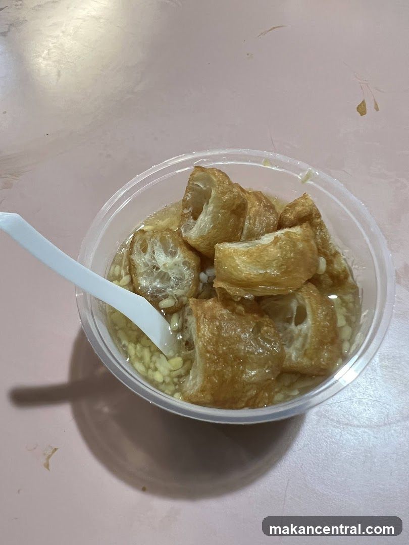 Dessert with Fried Dough and Grains