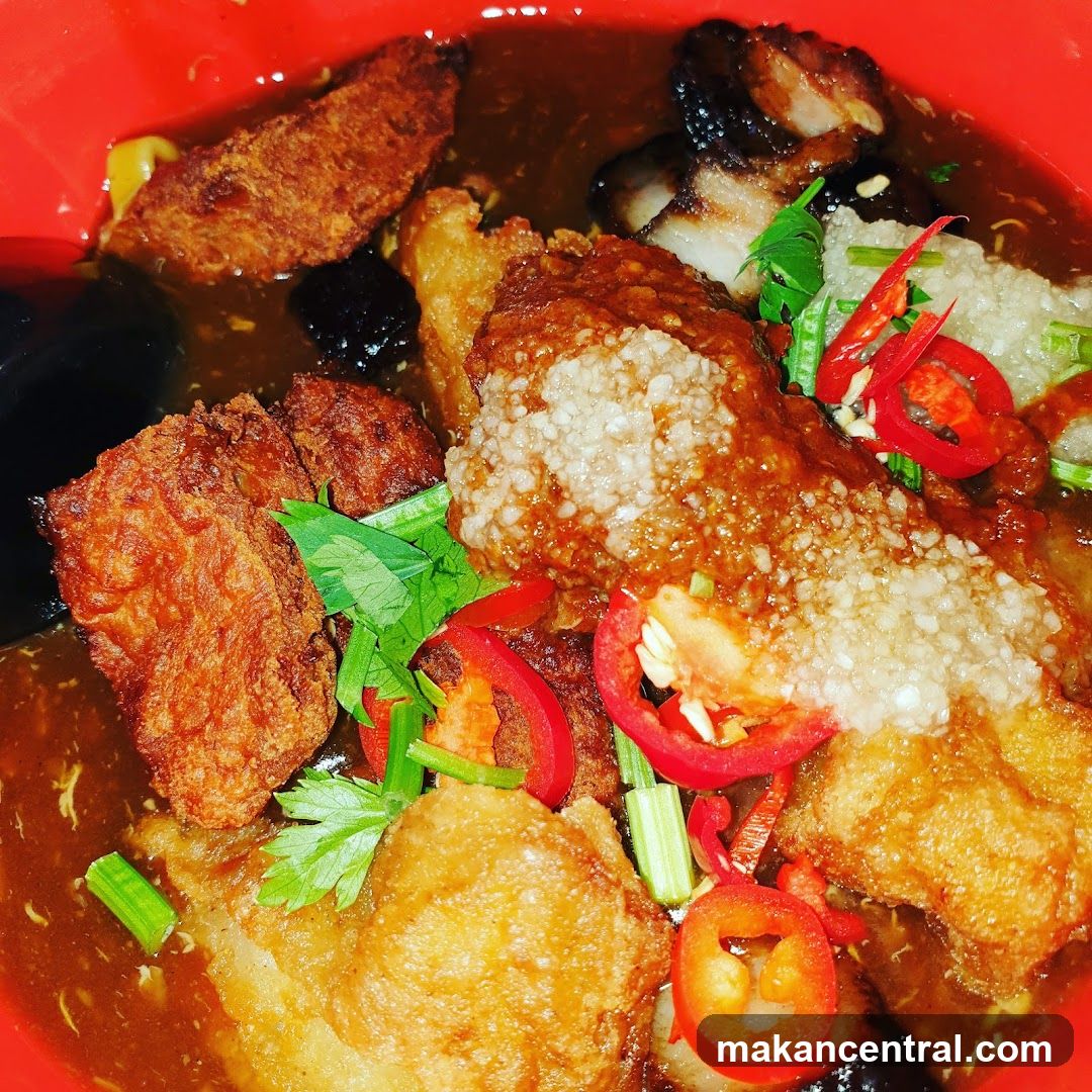 Fried Fish and Pork Belly Dish