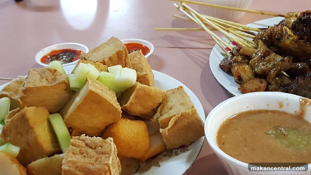 Satay and Tofu Dish