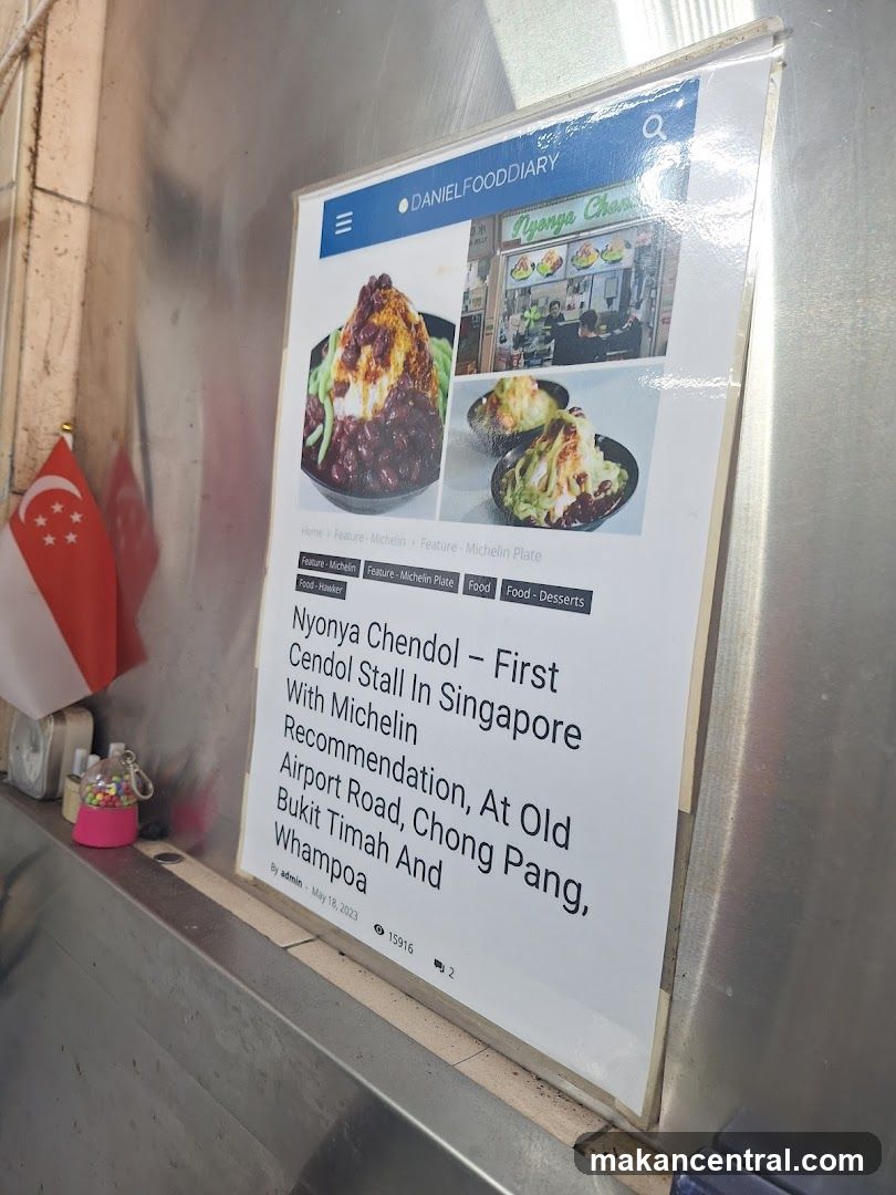 Article about Nyonya Chendol