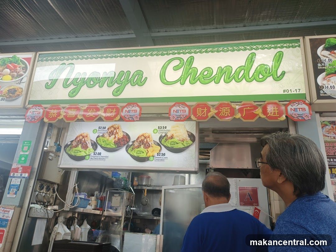 Nyonya Chendol Menu