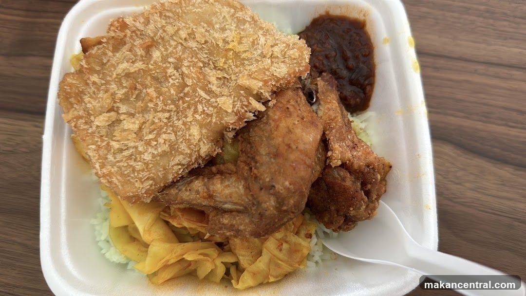 Fried Chicken and Fish Rice Box