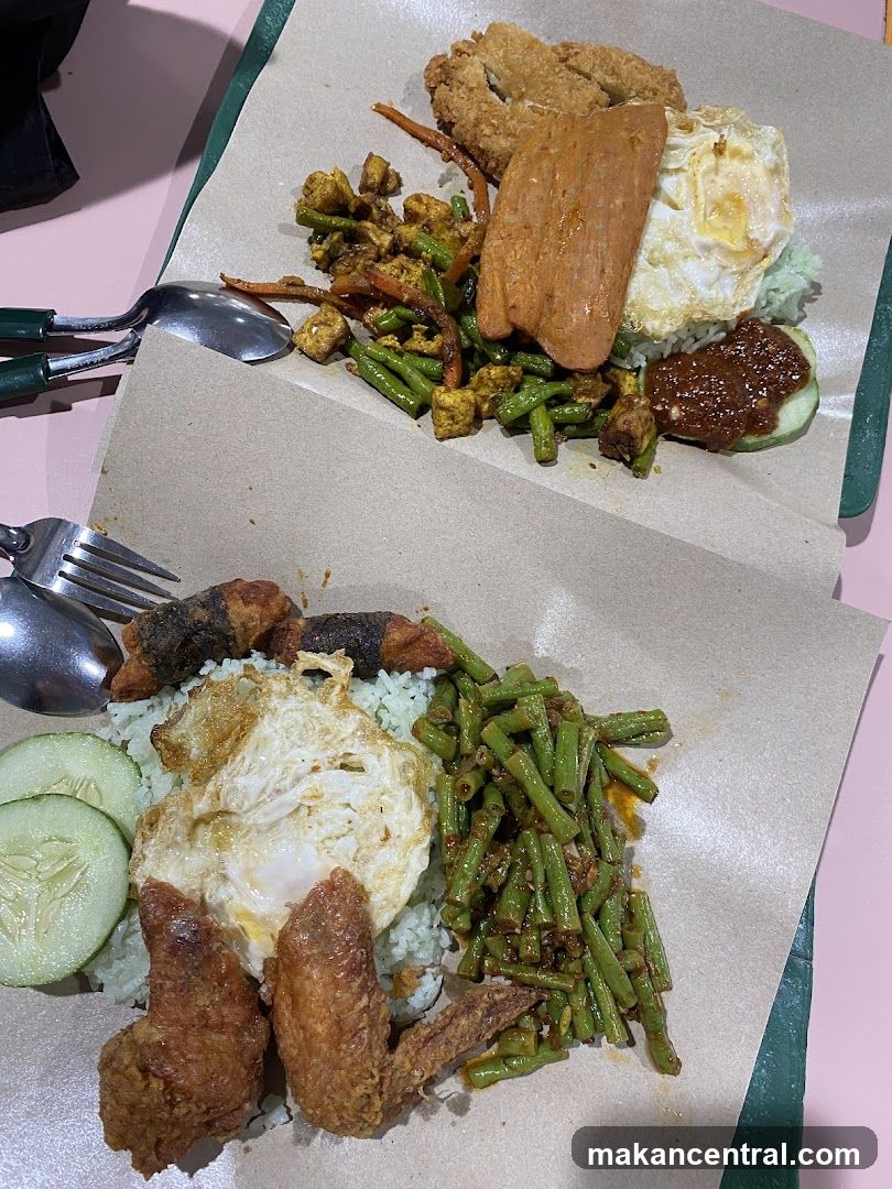 Nasi Lemak Dishes