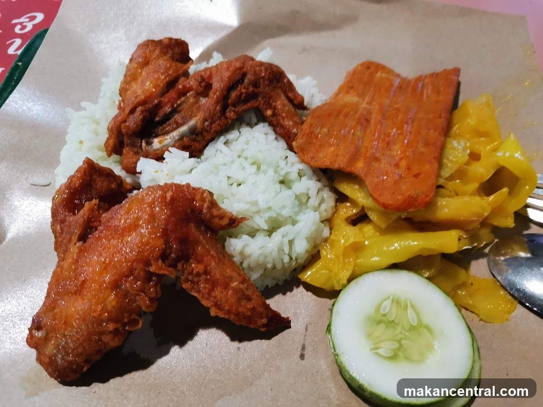 Fried Chicken Rice Plate