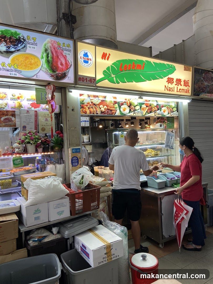 Food Stall with Nasi Lemak and Desserts