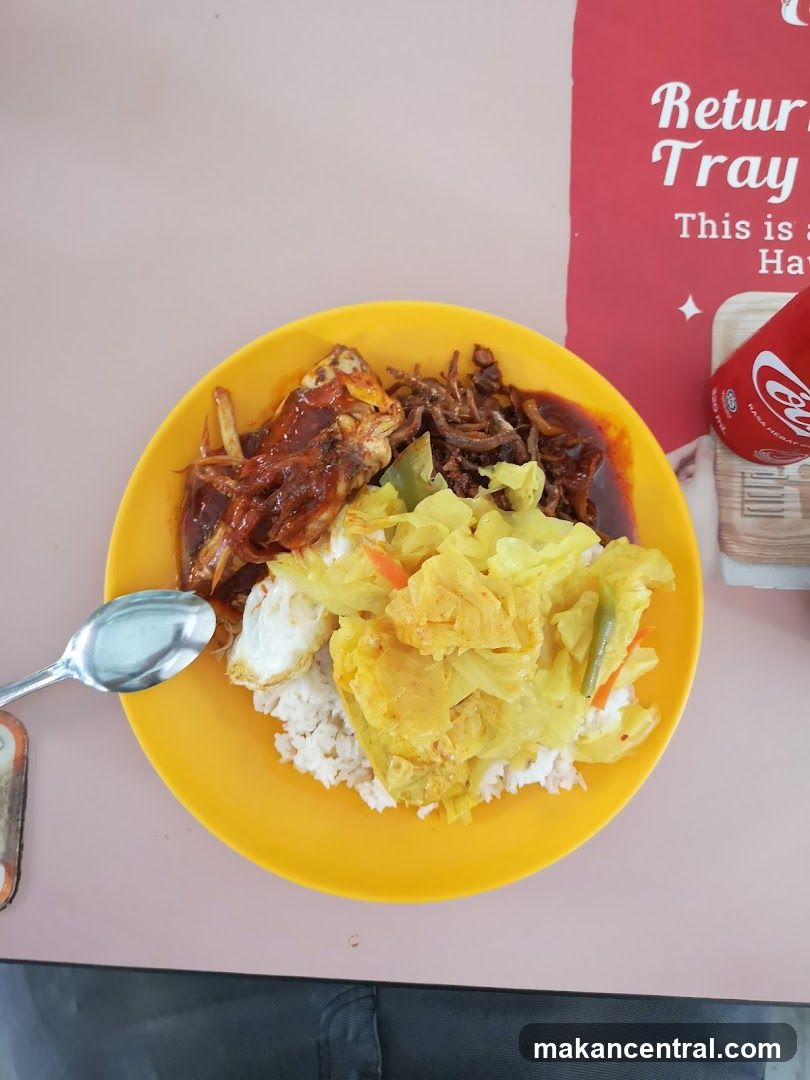 Nasi Lemak with Fried Fish