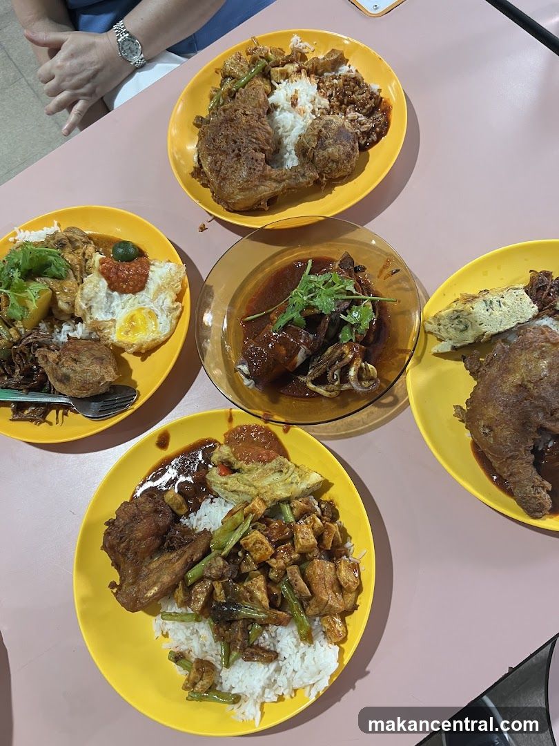 Plates of Food on a Table