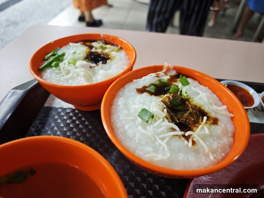 Congee with toppings