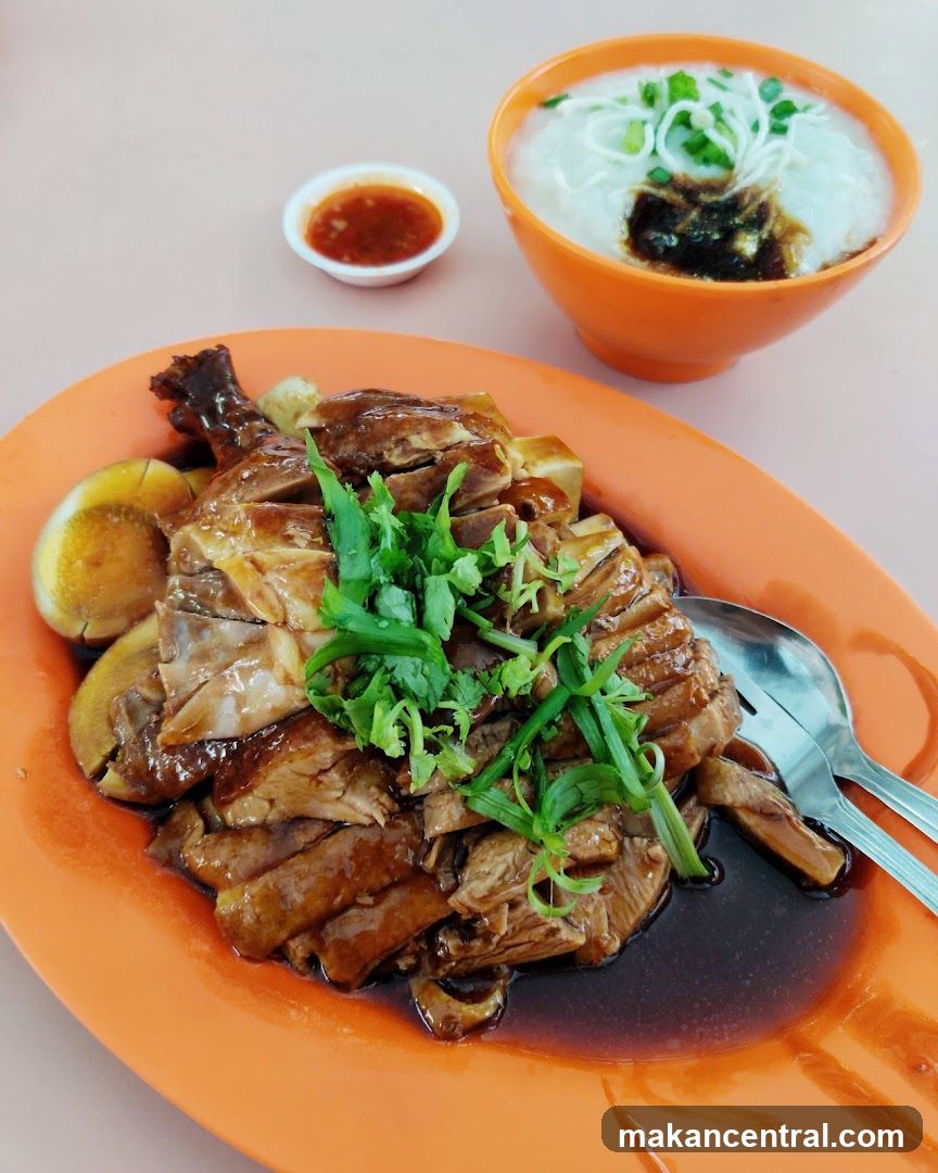 Braised Duck and Congee