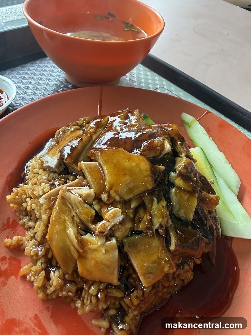 Chicken Rice with Soup