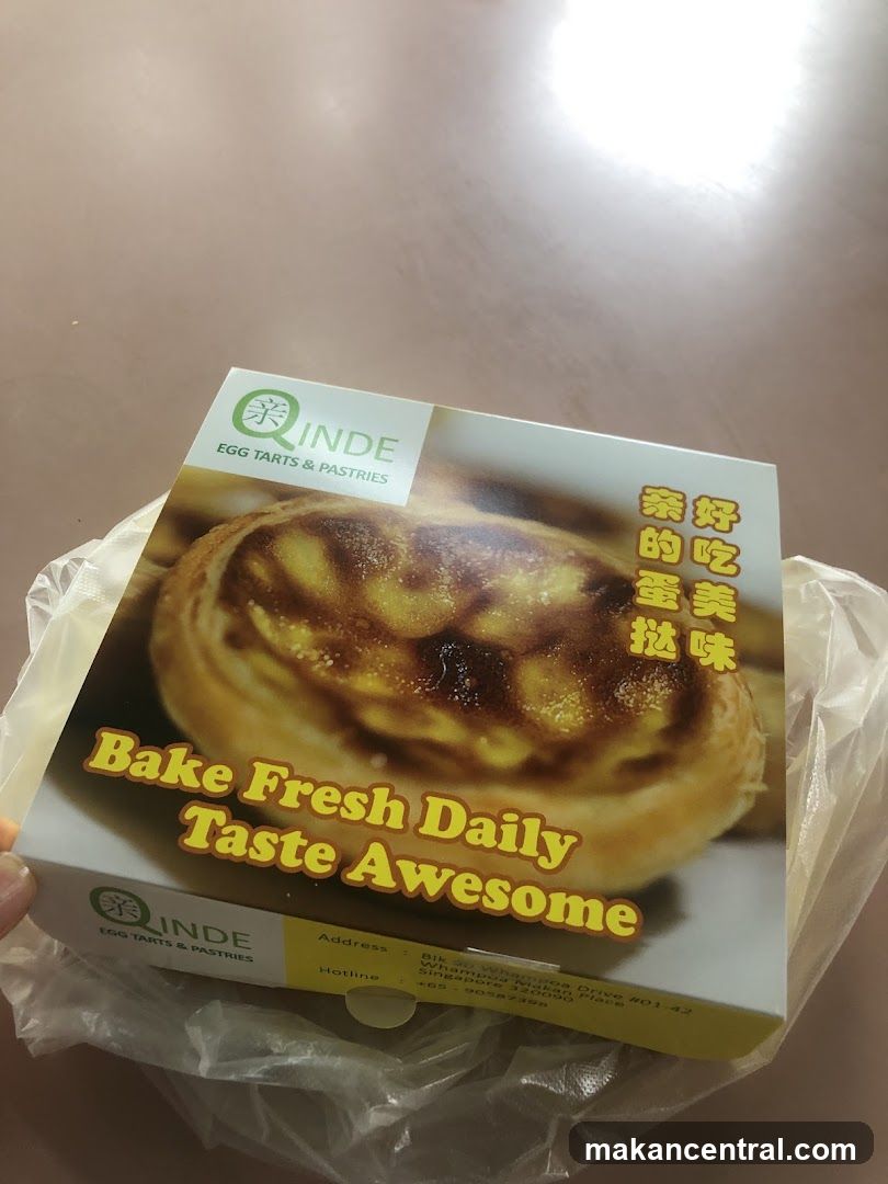 Qinde Egg Tarts and Pastries Box