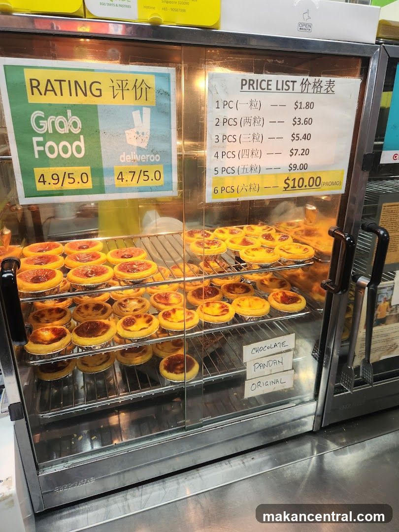 Egg Tarts Display