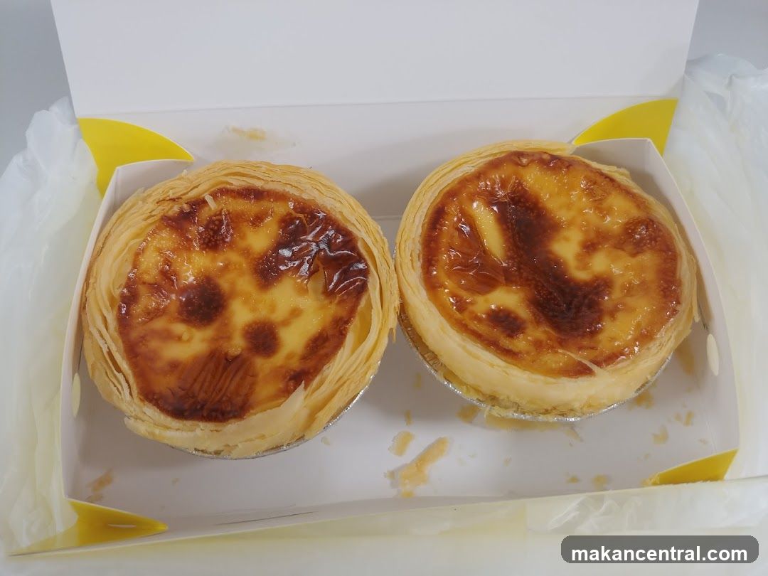 Two Egg Tarts in a Box