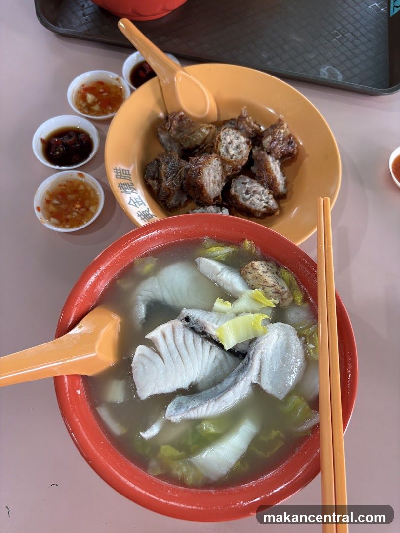 Fish Soup and Fried Rolls