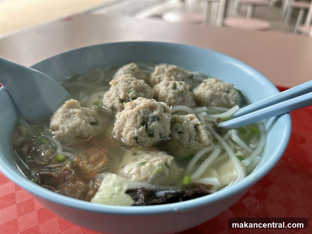 Bowl of Fish Ball Noodles