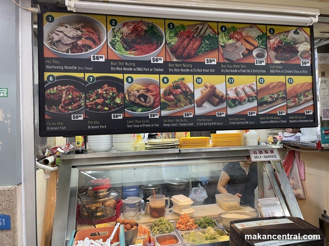 Vietnamese Food Menu