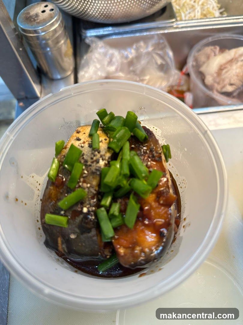 Fish dish with scallions