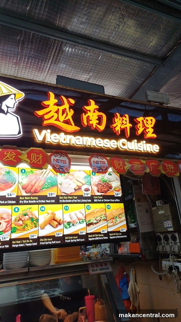 Vietnamese Cuisine Menu