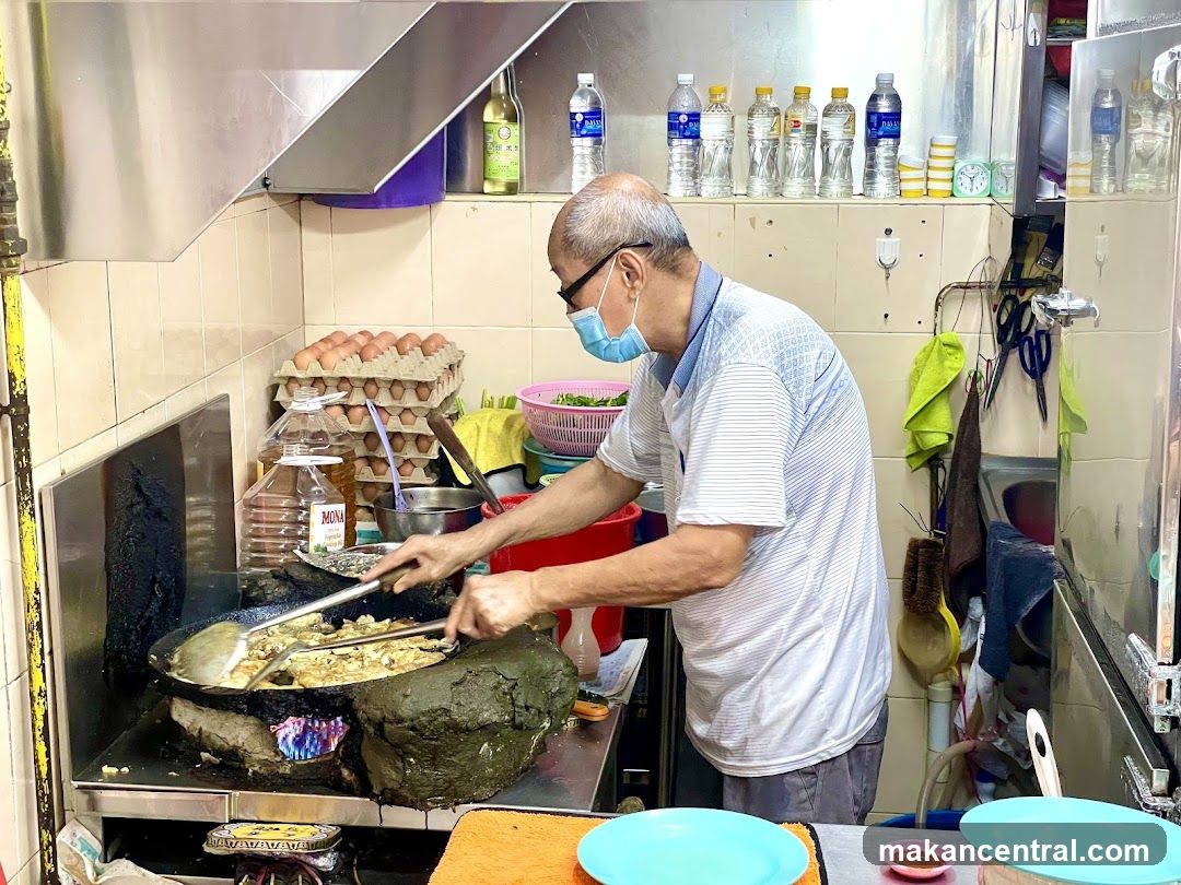 Man cooking in a kitchen