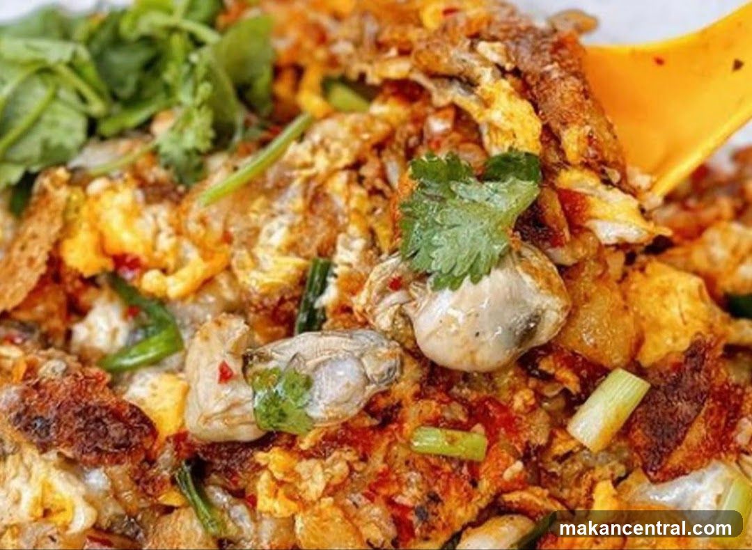 Oyster omelet