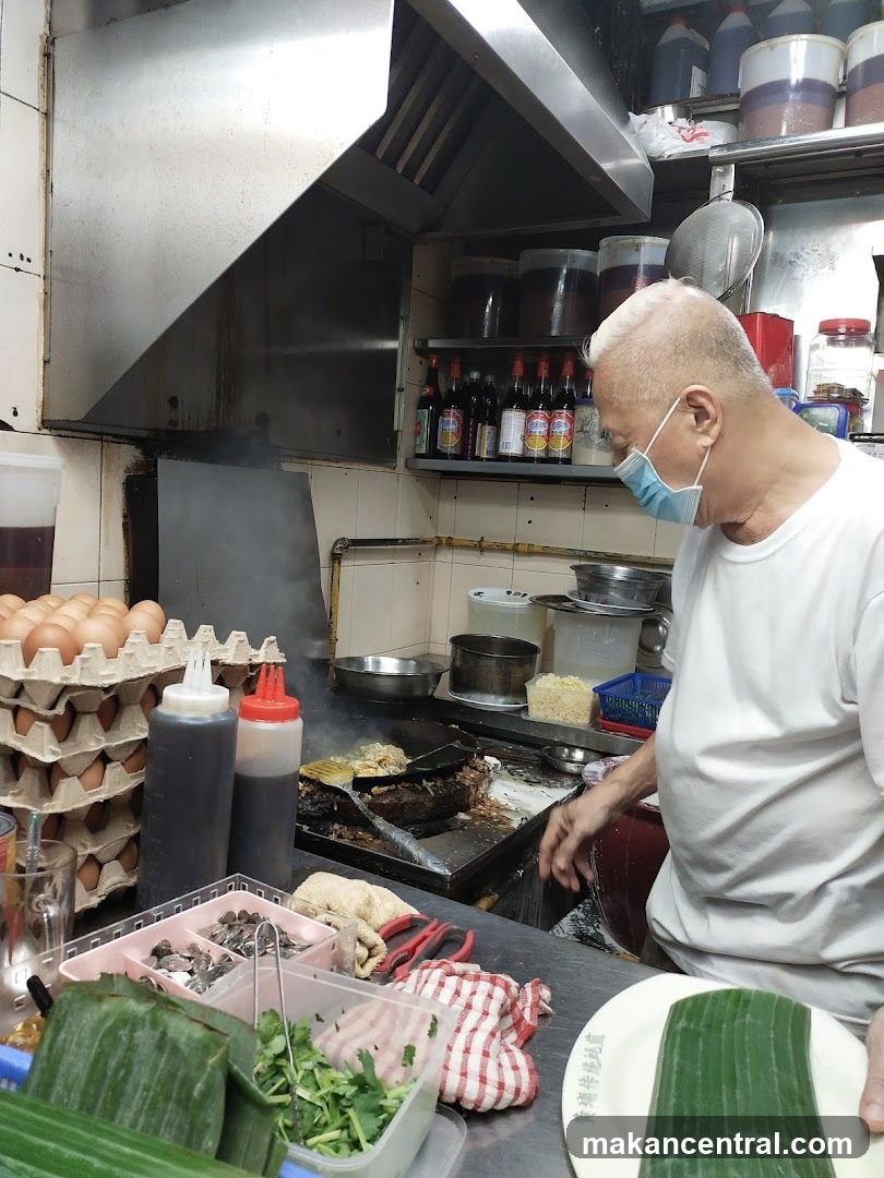 Cook preparing food