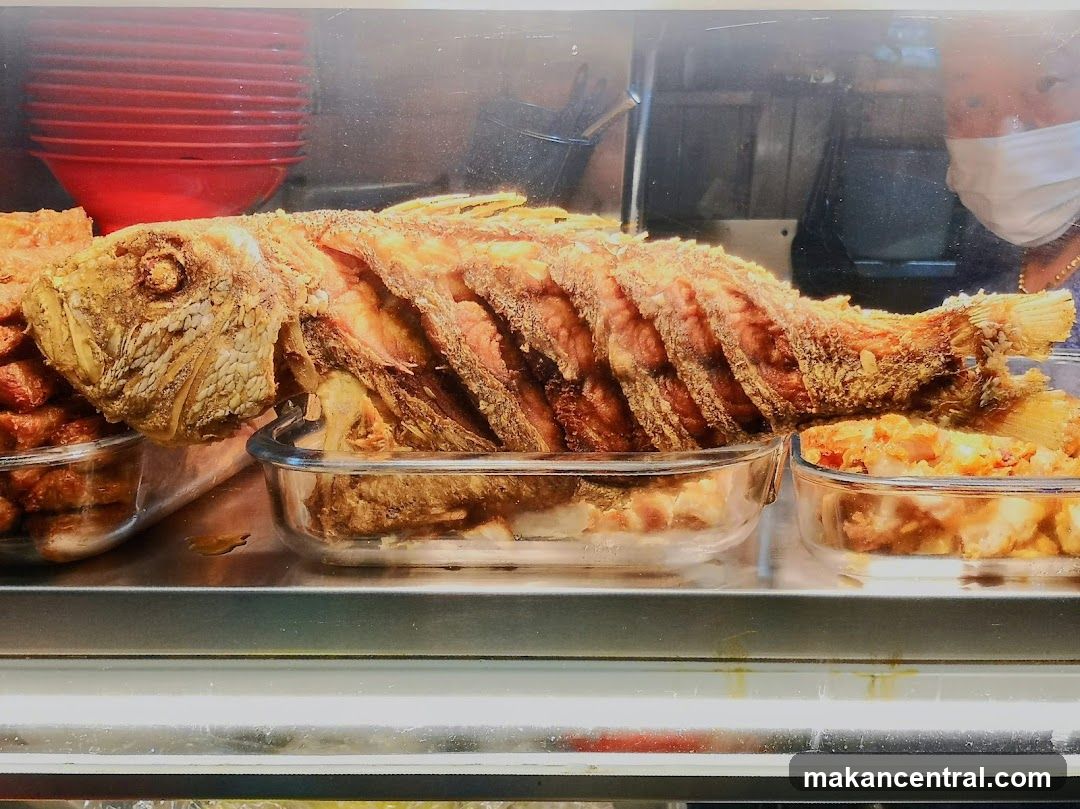 Fried Fish Display