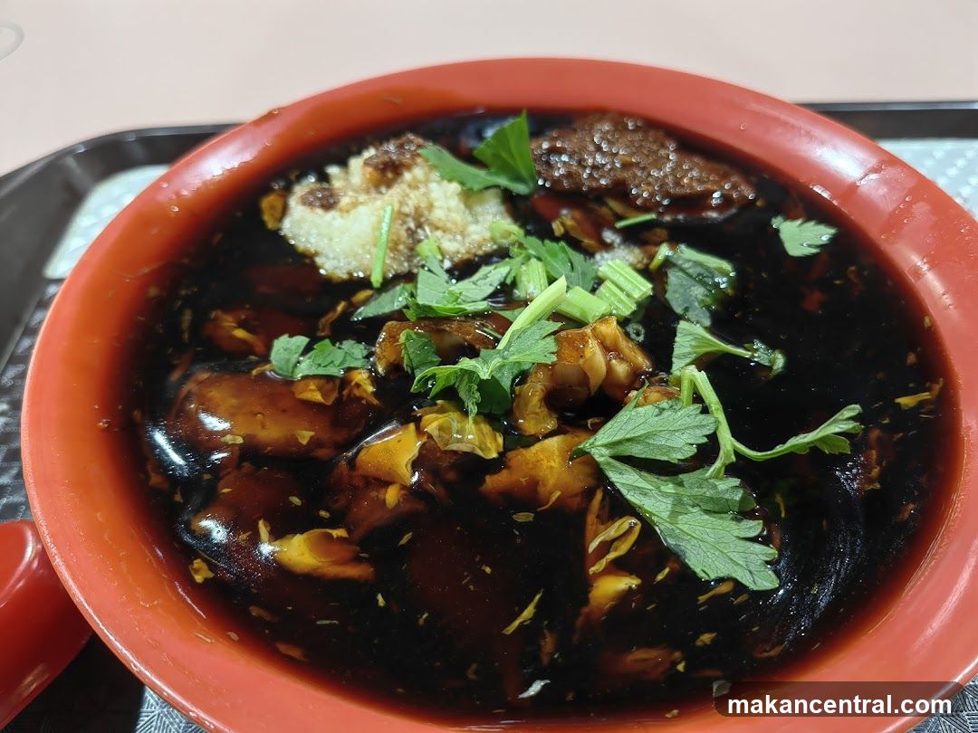 Bowl of Braised Pork Belly with Dark Sauce