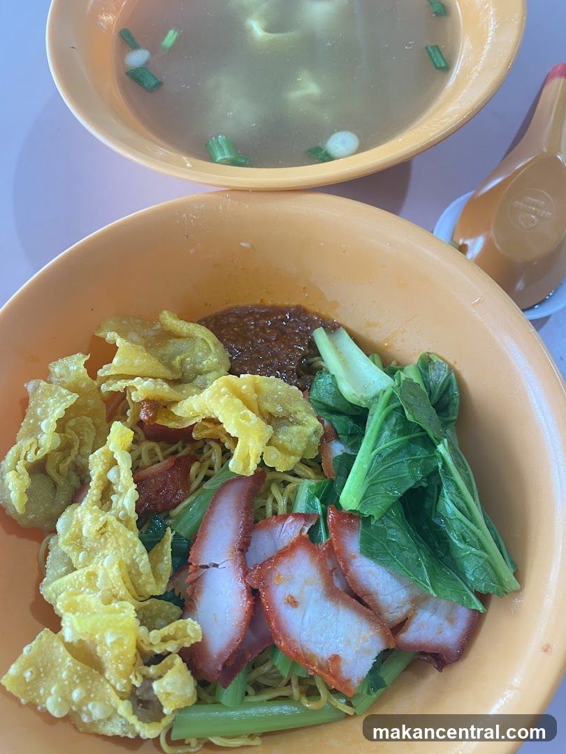 Noodles with Char Siu and Wontons