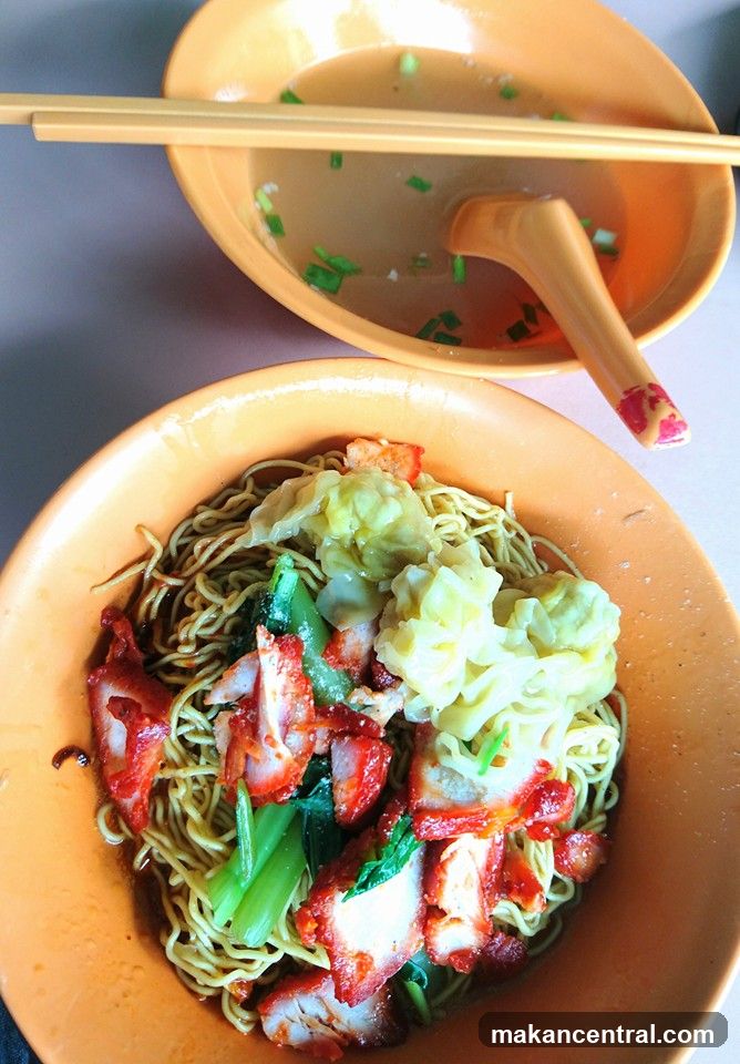 Noodles with Char Siu and Wontons