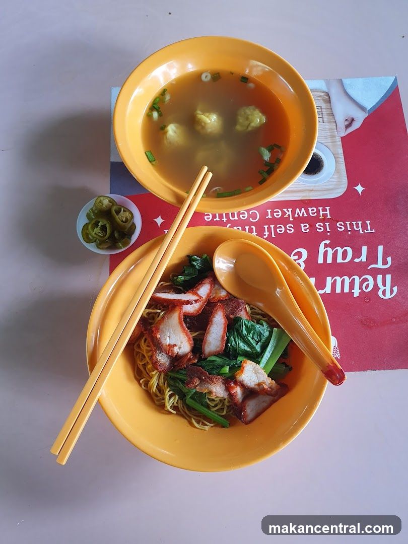 Noodles with Char Siu and Wontons