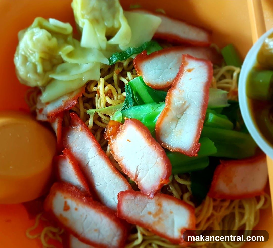 Noodles with Char Siu and Wontons