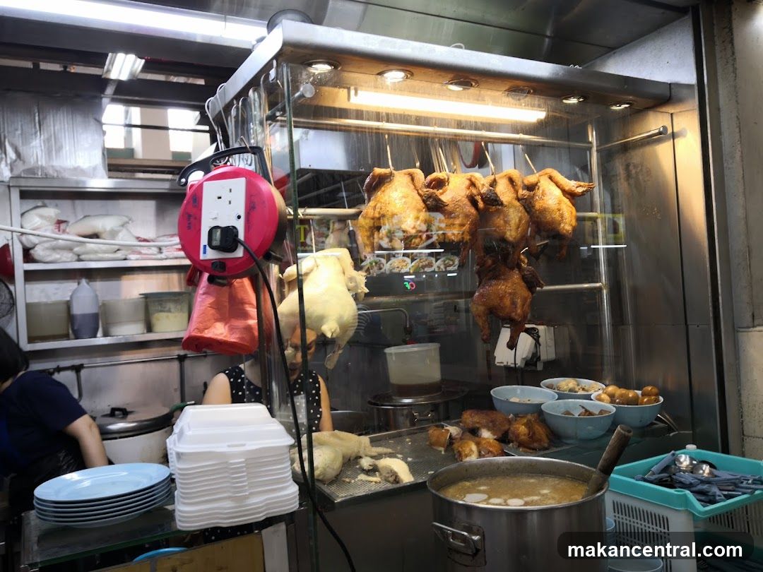 Hanging Roasted Chickens