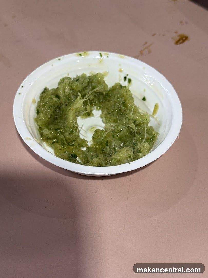 Green Paste in a Bowl