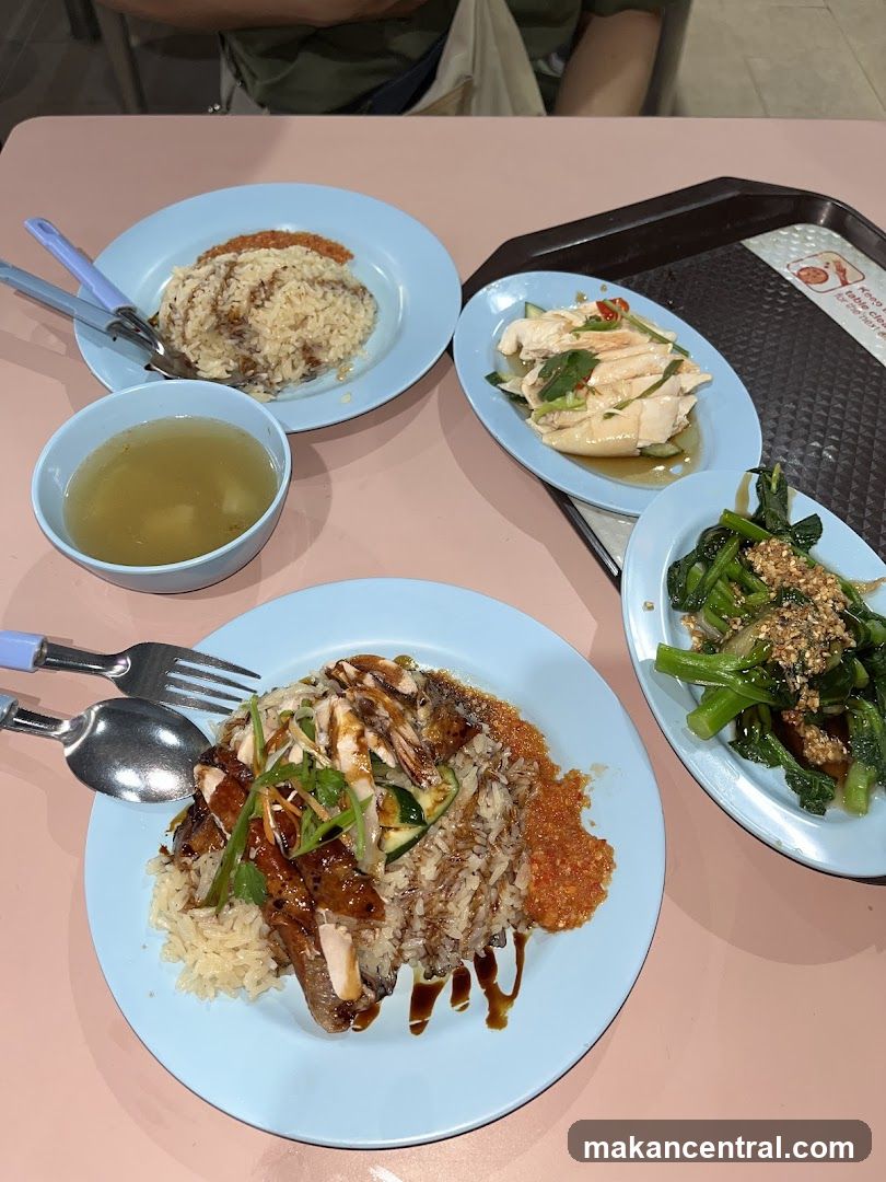 Hainanese Chicken Rice and Duck Rice