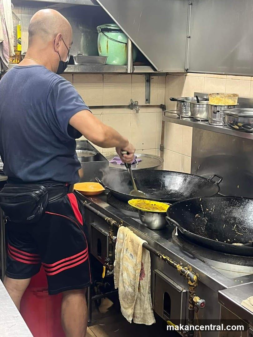 Chef cooking in a commercial kitchen