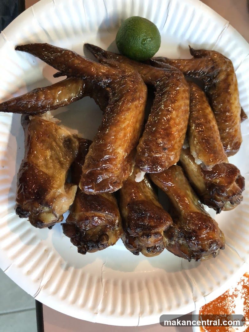 Grilled Chicken Wings with Lime