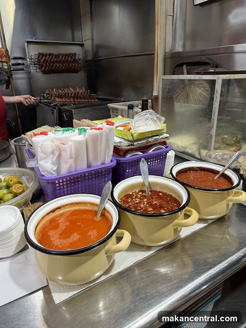 Sauces and Roasting Station