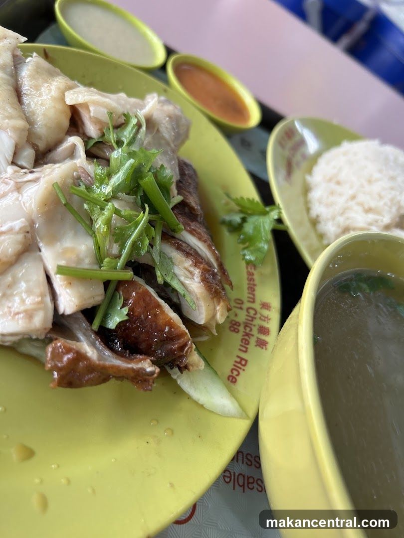 Chicken Rice with Condiments