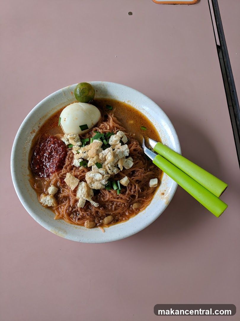 Noodle Dish with Egg and Chili Paste