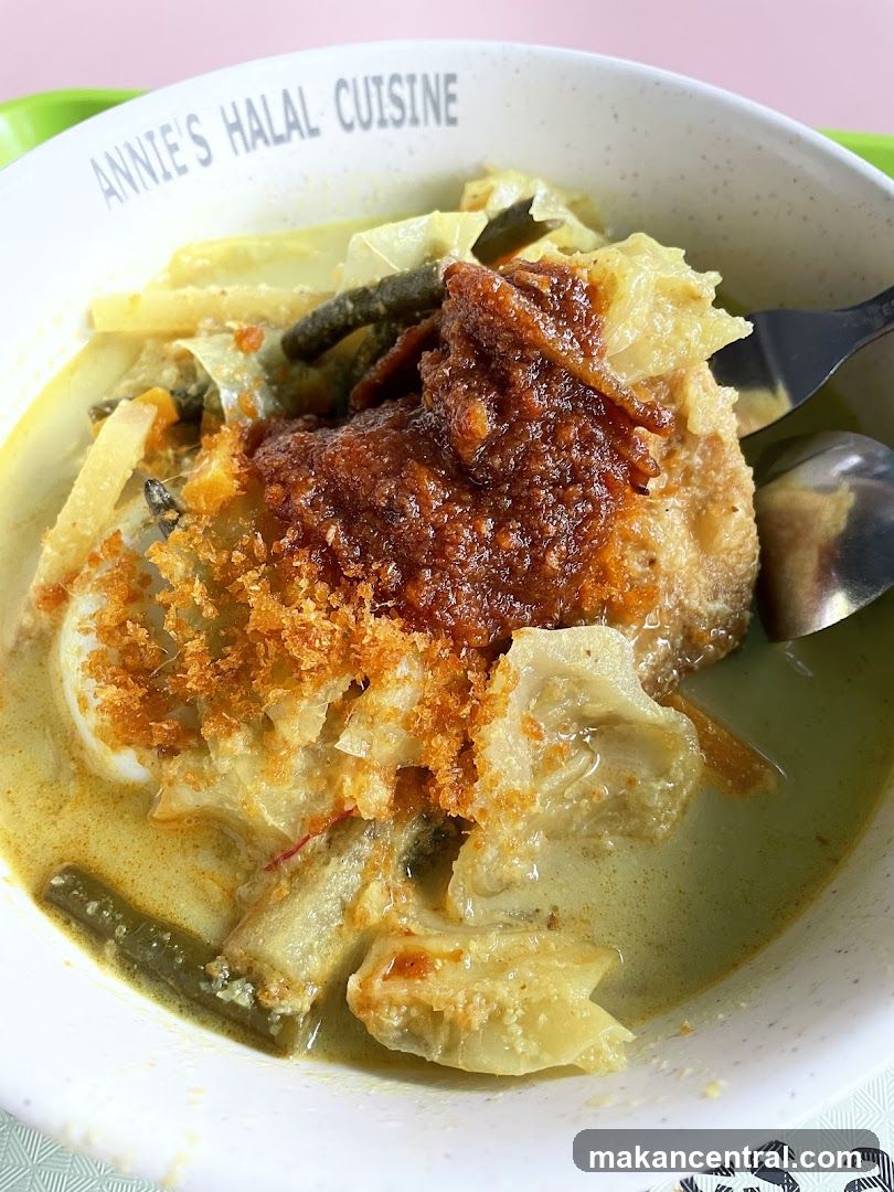 Lontong with Sambal