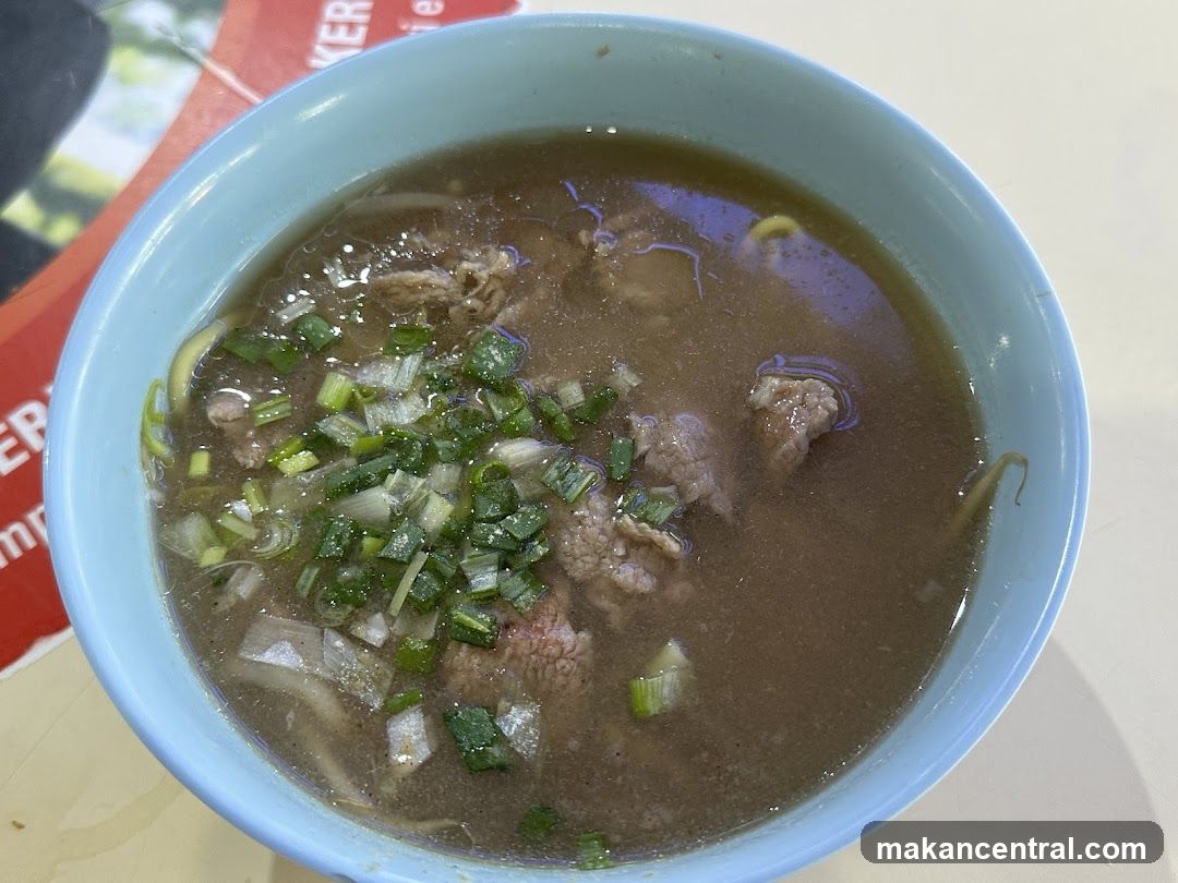 Bowl of Beef Noodle Soup