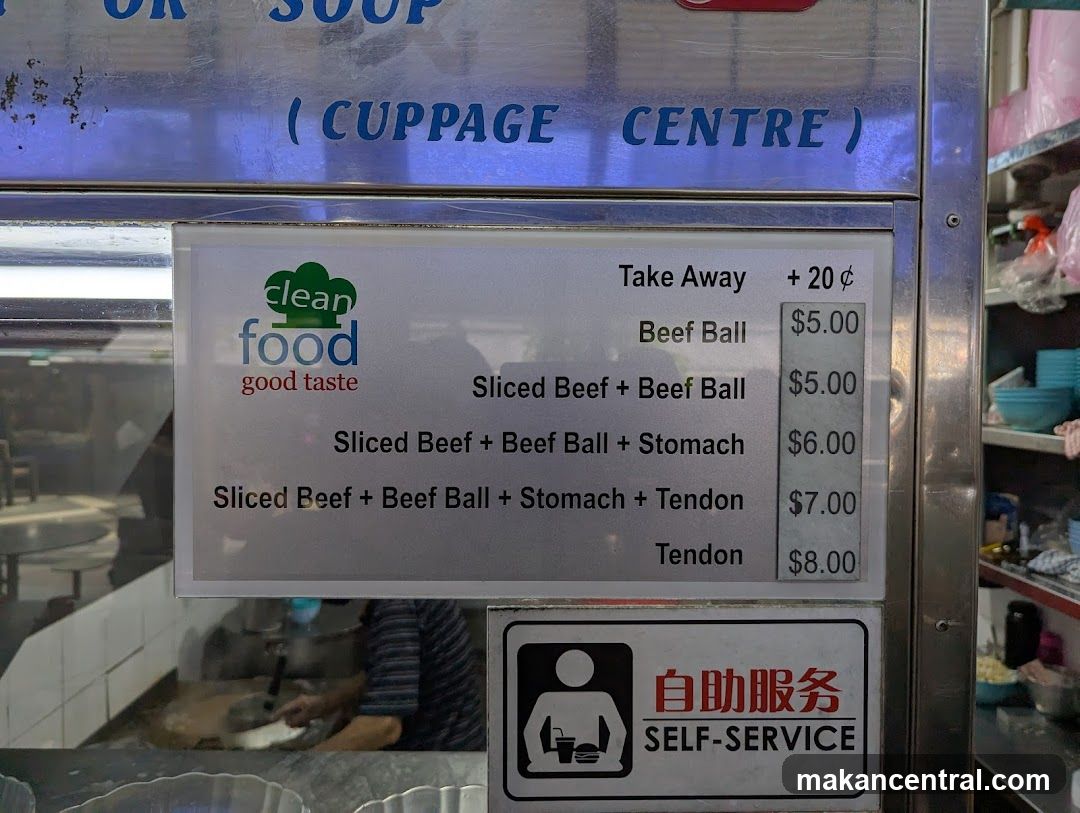 Clean Food Good Taste Menu