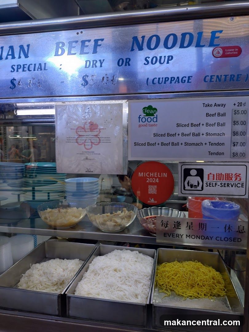 Noodle Stall Display