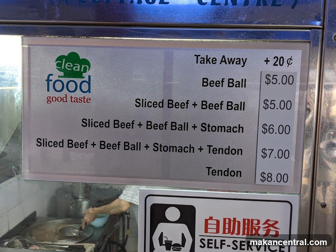 Clean Food Good Taste Menu